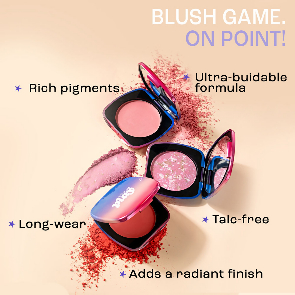 Sugar Play Be Boujee Powder Blush - 01 Bussin