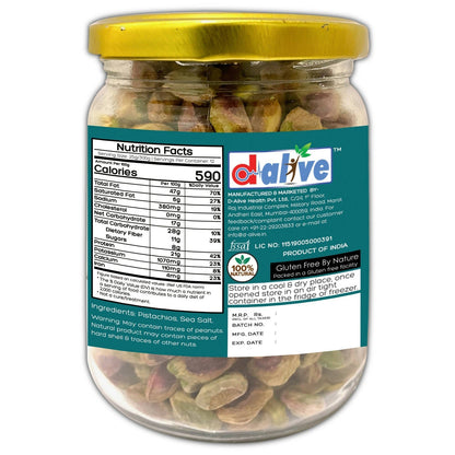 D-Alive Honestly Organic Activated Pistachios