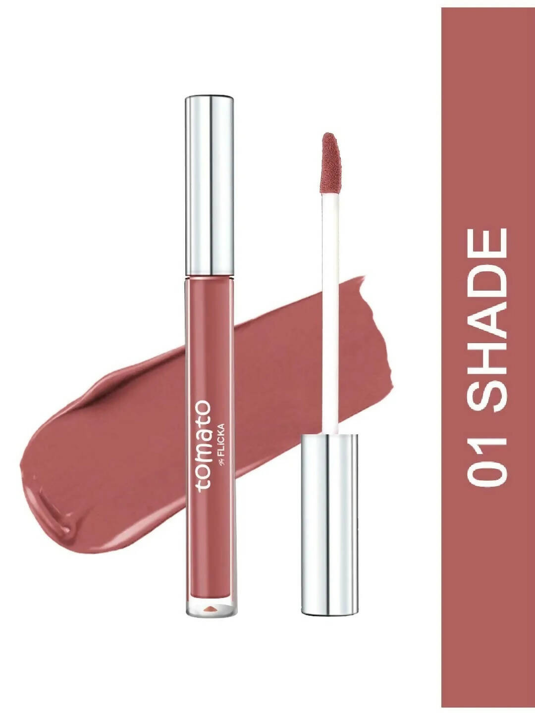 FLiCKA Tomato Liquid Lipstick - Nude - Shade 01