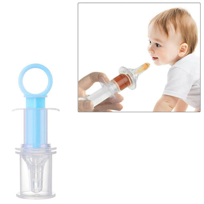 Safe-O-Kid Silicone made BPA free medicine Feeder cum Dropper for Kids- Blue -  USA, Australia, Canada 