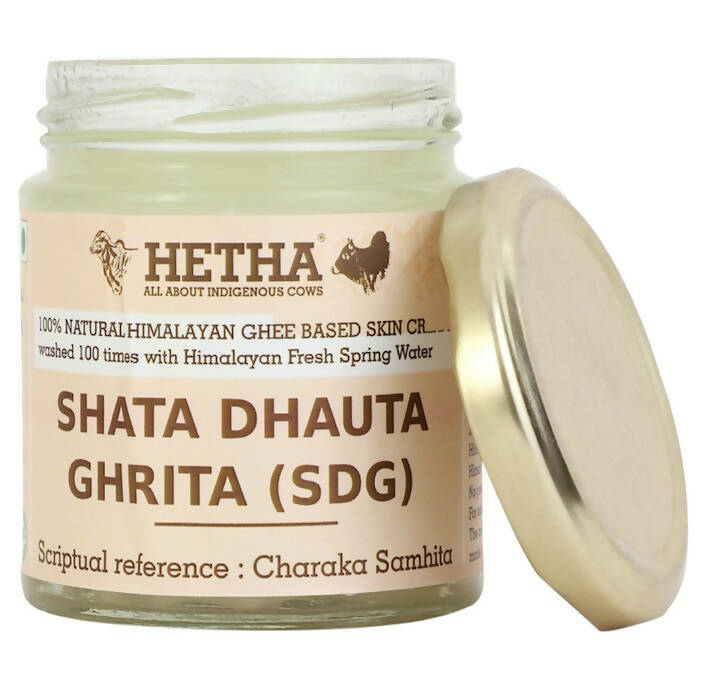 Hetha Shata Dhauta Ghrita Skin Cream - 100 times washed - BUDNE