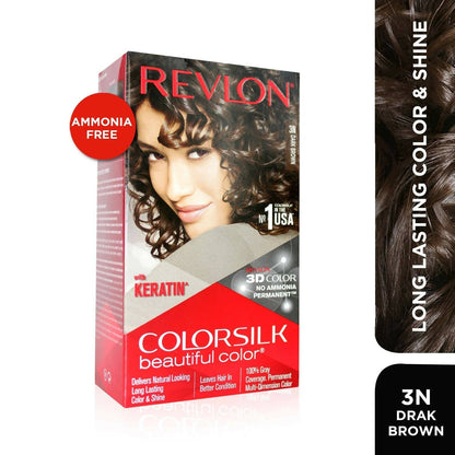 Revlon ColorSilk Beautiful Color - Dark Brown 3N