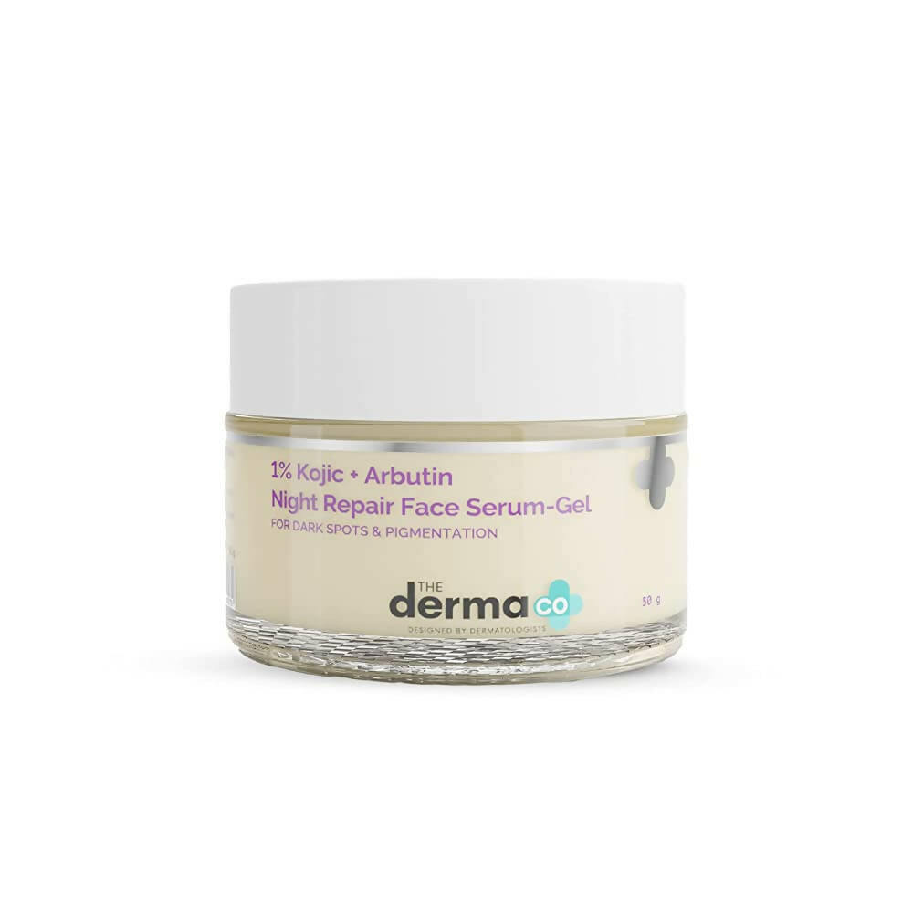 The Derma Co 1% Kojic + Arbutin Night Repair Face Serum Gel - buy in USA, Australia, Canada