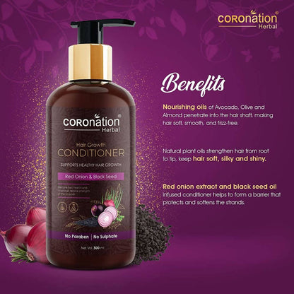 Coronation Herbal Red Onion & Black Seed Hair Conditioner