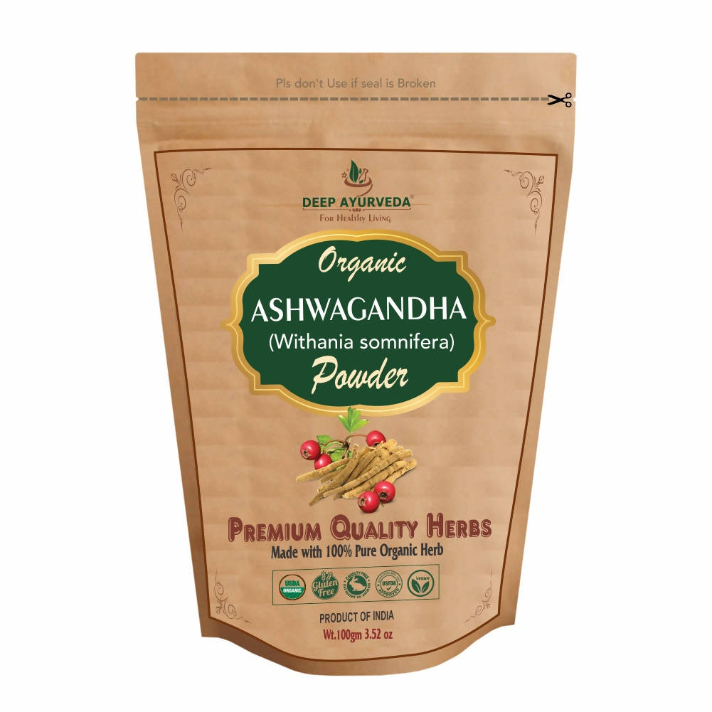 Deep Ayurveda Organic Ashwagandha Powder - BUDNE