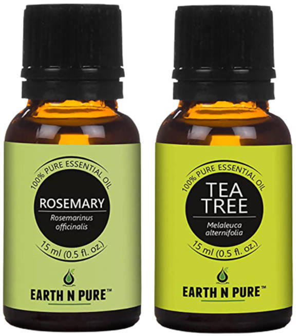 Earth N Pure Rosemary & Tea Tree Essential Oils