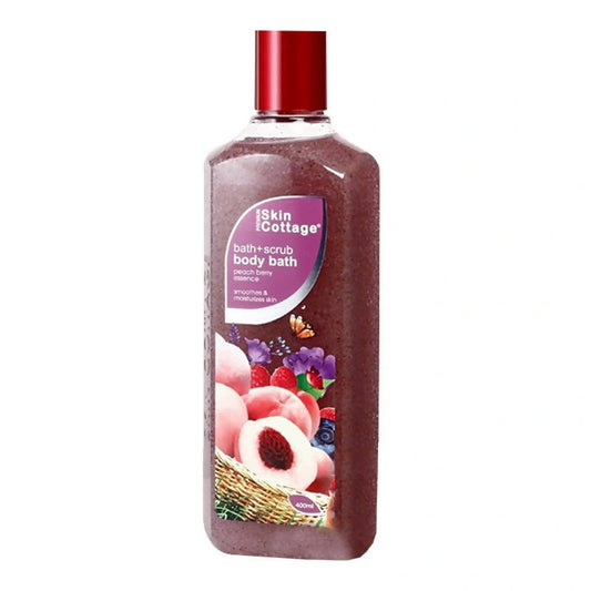 Skin Cottage Body Bath Scrub Peach Berry Essence