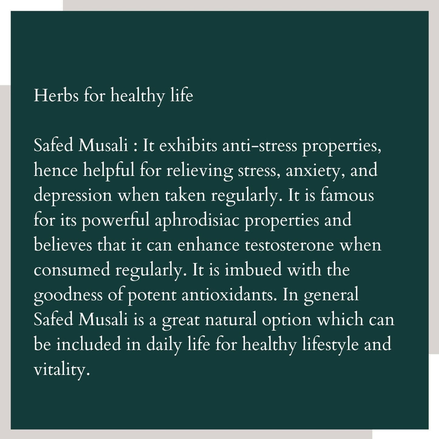 Satvi Wellness Ashwagandha Plus and Safed Musli Combo