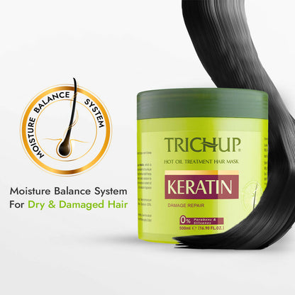 Vasu Healthcare Trichup Keratin Hot Oil Treatment Hair Mask