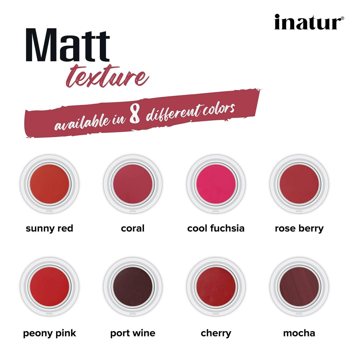 Inatur Lip and Cheek Tint Coral