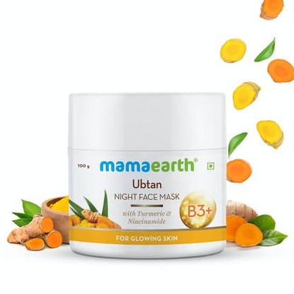 Mamaearth Ubtan Night Face Mask for Glowing Skin