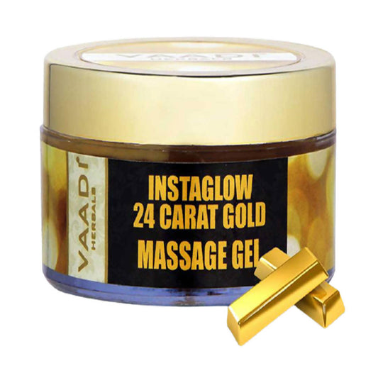 Vaadi Herbals InstaGlow 24 Carat Gold Massage Gel - usa canada australia