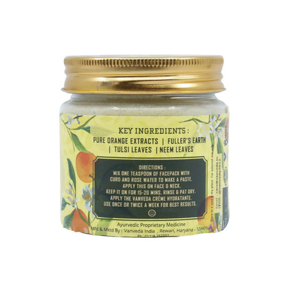 Vanveda Citrus Orange Glow Face Pack