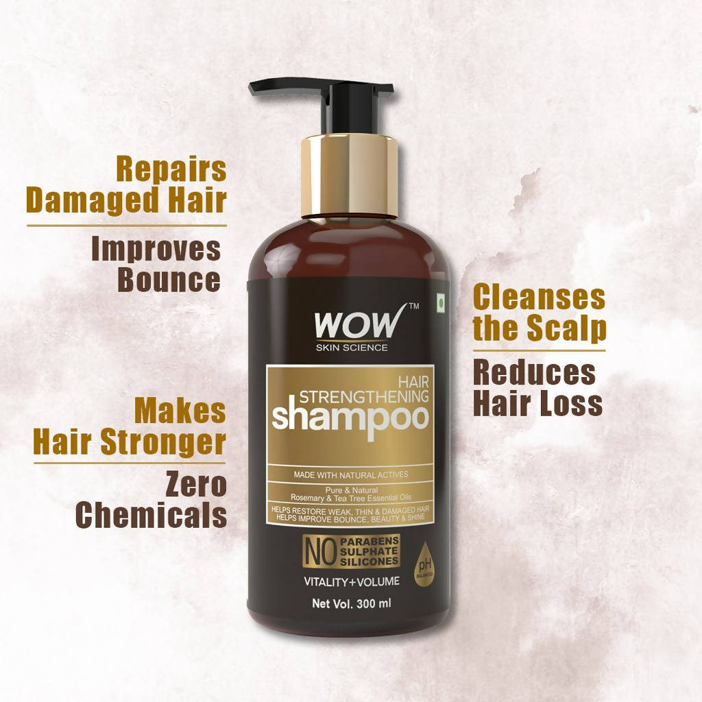 Wow Skin Science Hair Strengthening Shampoo