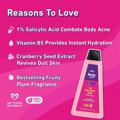 Plum BodyLovin 1% Salicylic Acid Body Wash