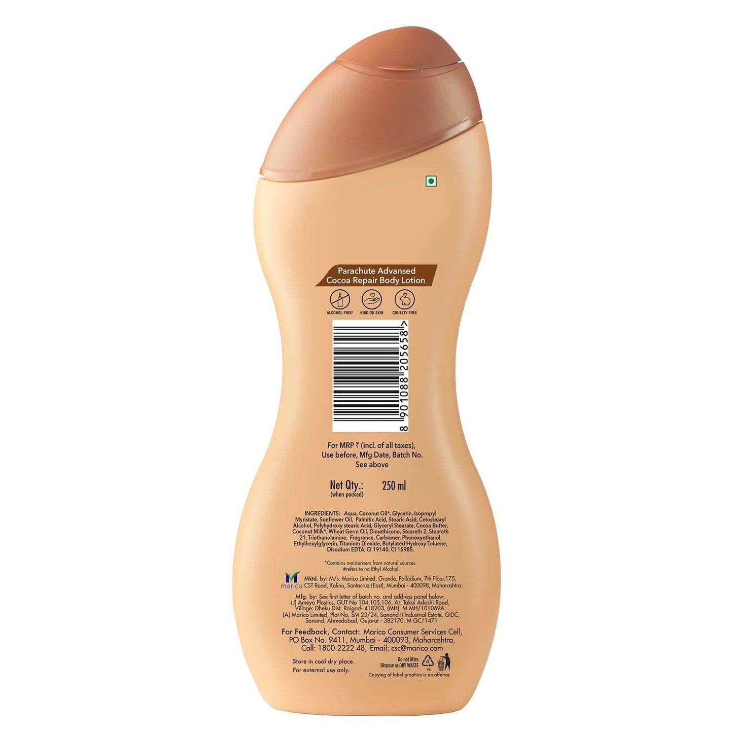 Parachute Advansed Cocoa Repair Body Lotion