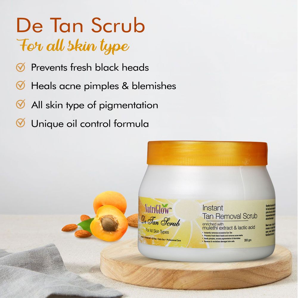 NutriGlow De Tan Scrub