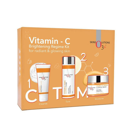Professional O3+ Vitamin-C Brightening Regime Kit For Radiant & Glowing Skin