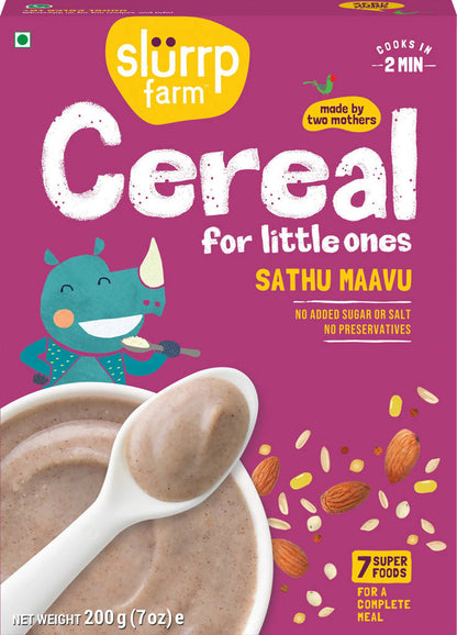 Slurrp Farm Sathu Maavu Cereal For Little Ones