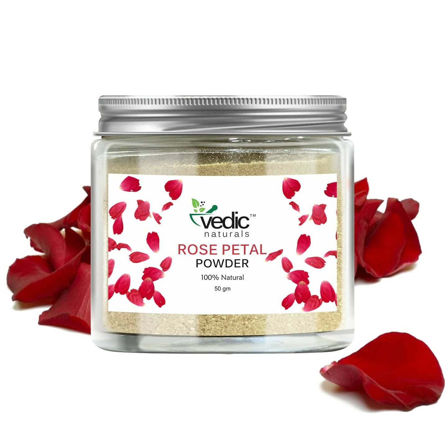 Vedic Naturals Rose Petal Powder Face Pack - usa canada australia