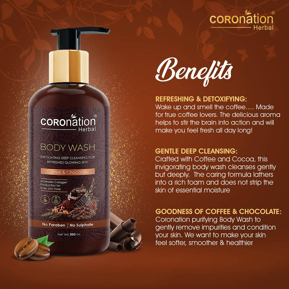 Coronation Herbal Coffee and Chocolate Body Wash