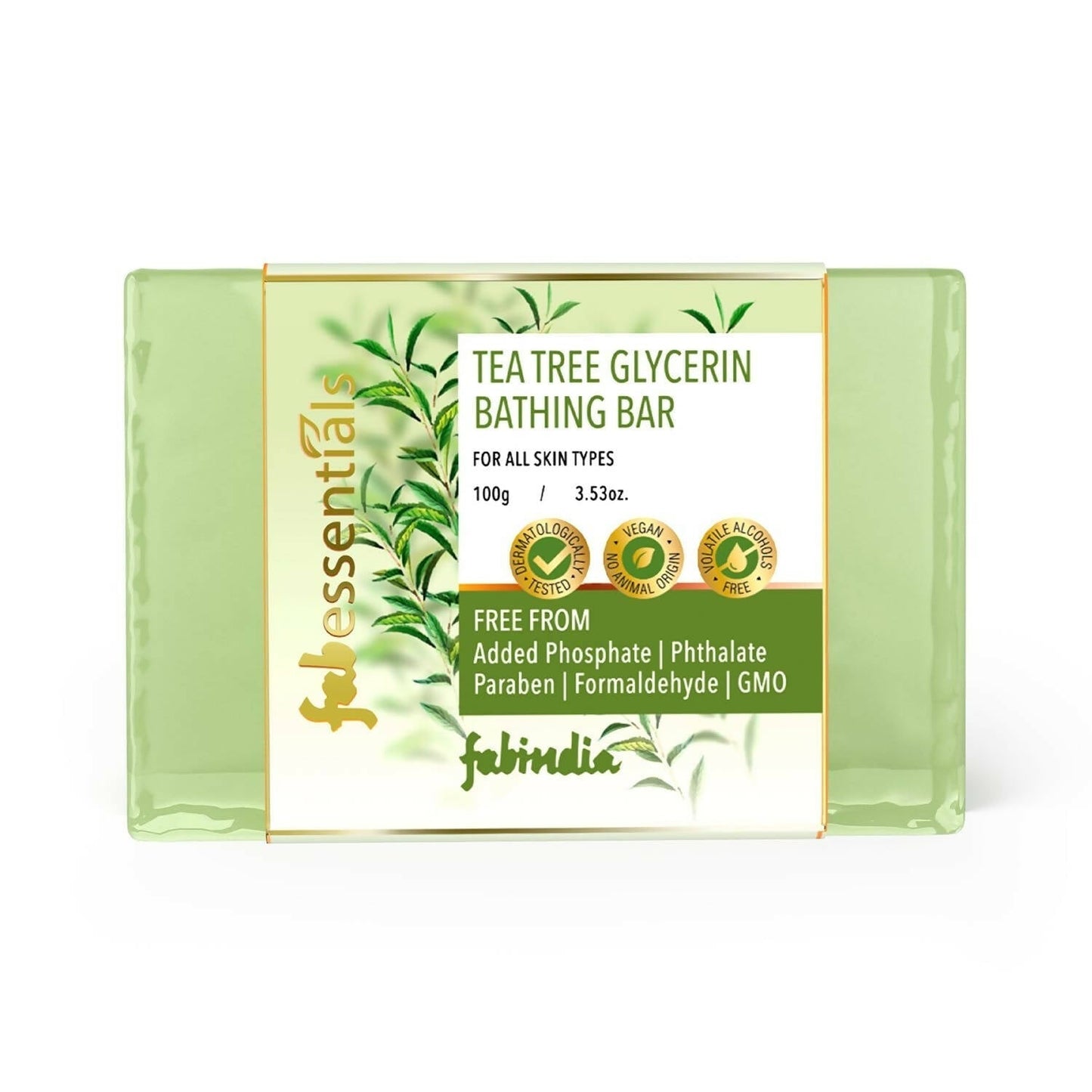 Fabessentials Assorted Glycerin Bathing Bars Combo - Avocado, Tea Tree & Musk