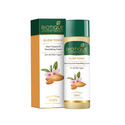 Biotique Glow Tonic Pure Vitamin E Nourishing Toner - BUDNE