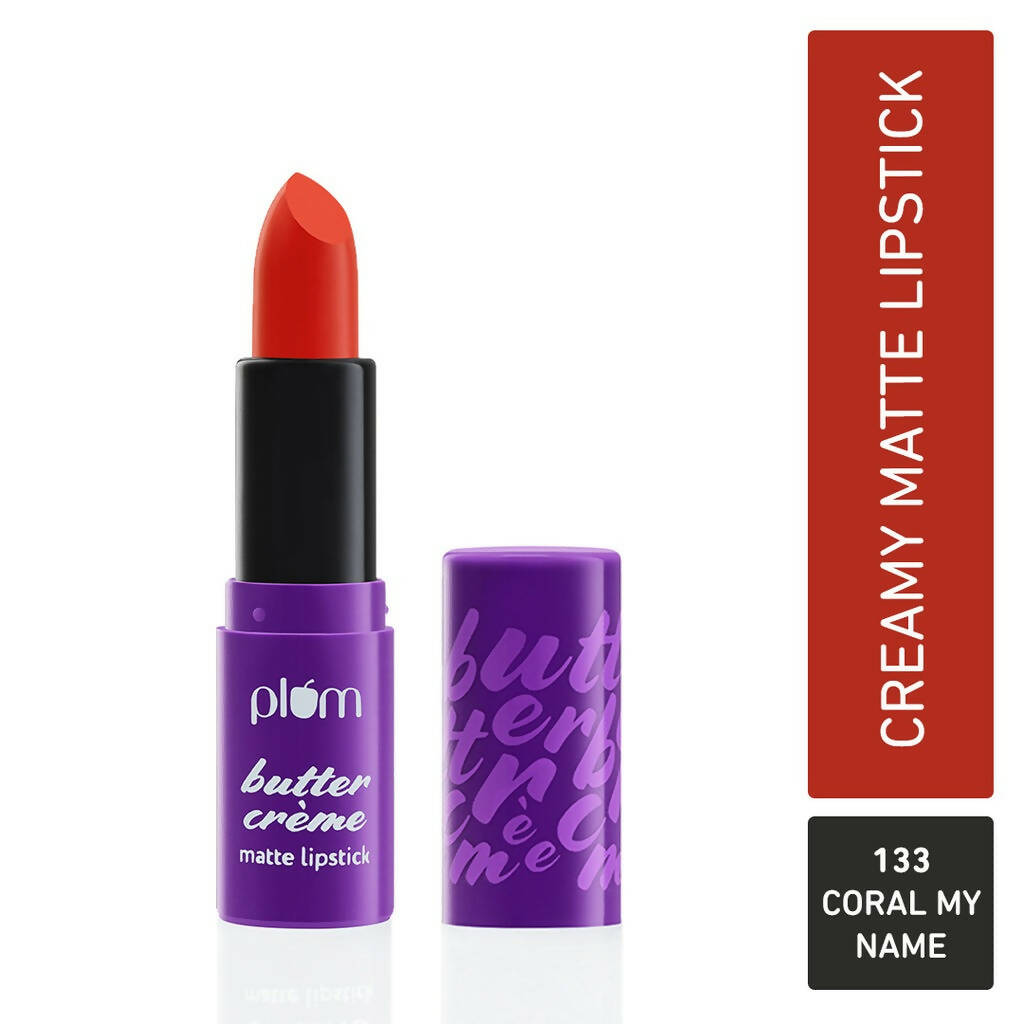 Plum Butter Cr??me Matte Lipstick Coral My Name - 133 (Coral)