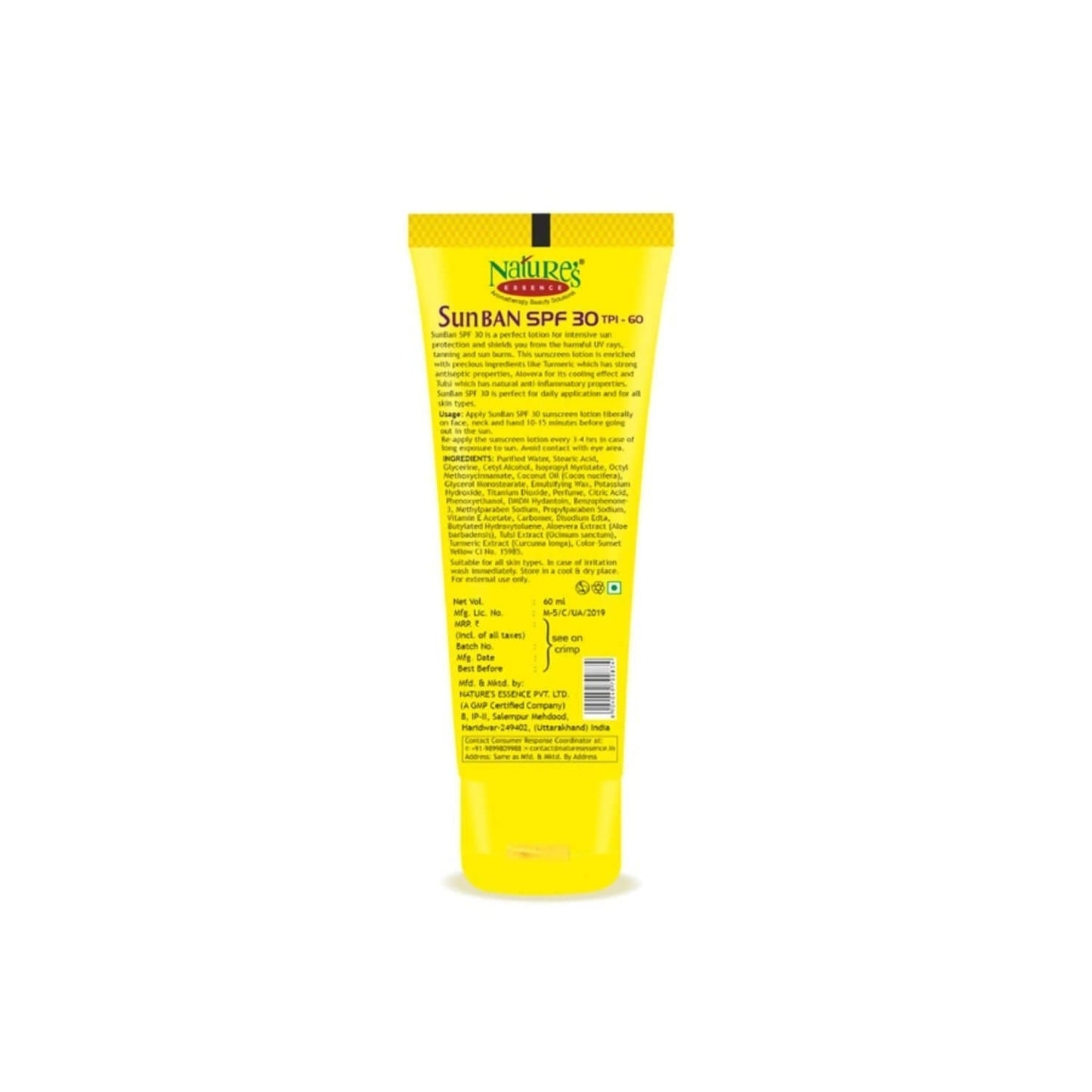 Nature's Essence Sun Ban Intense Lotion SPF 60