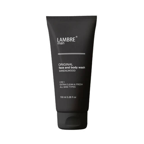 Lambre Man Original Face and Body Wash (Sandalwood) - usa canada australia