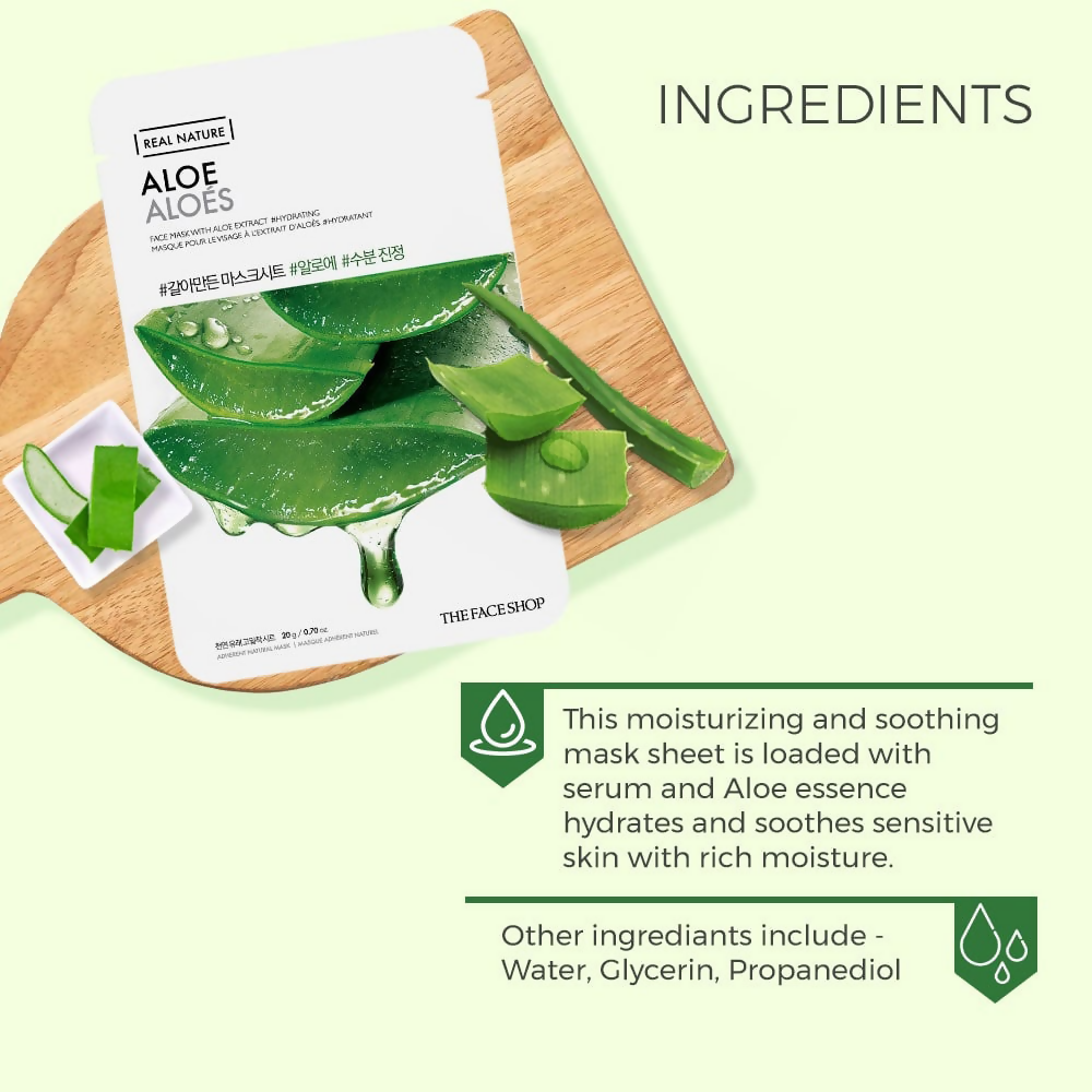 The Face Shop Real Nature Aloe Face Mask