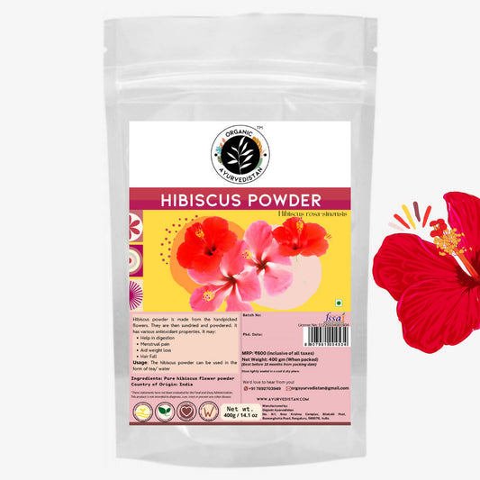 Organic Ayurve USA, Australia, Canada n Hibiscus Powder - BUDEN