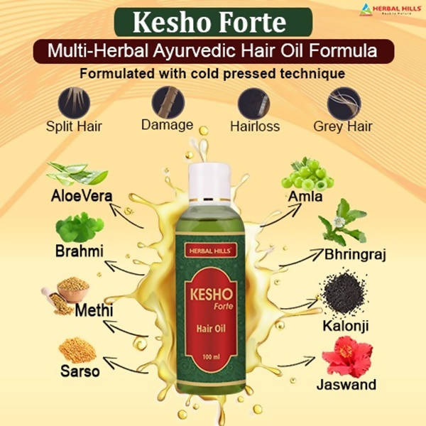Herbal Hills Kesho Forte Hair Oil