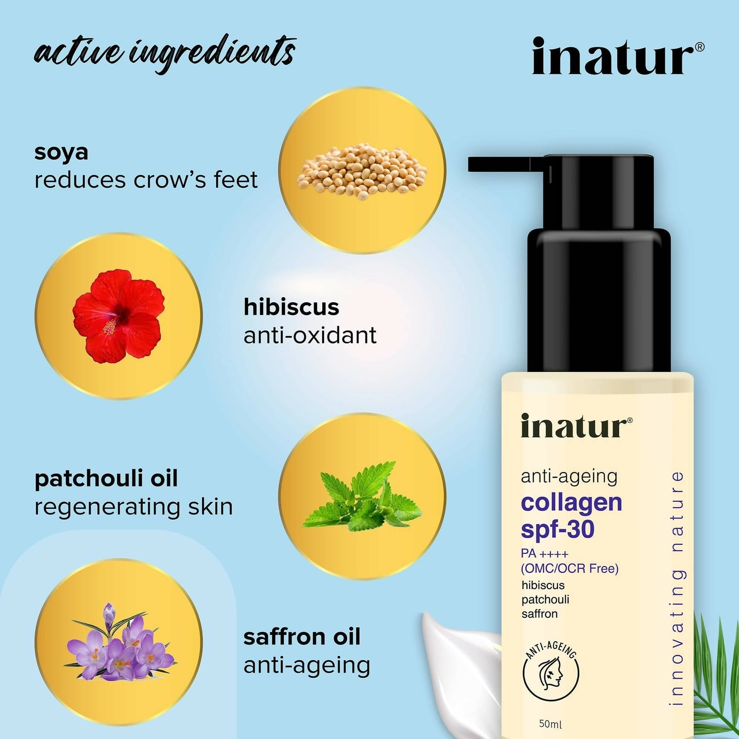 Inatur Collagen Sunscreen SPF30