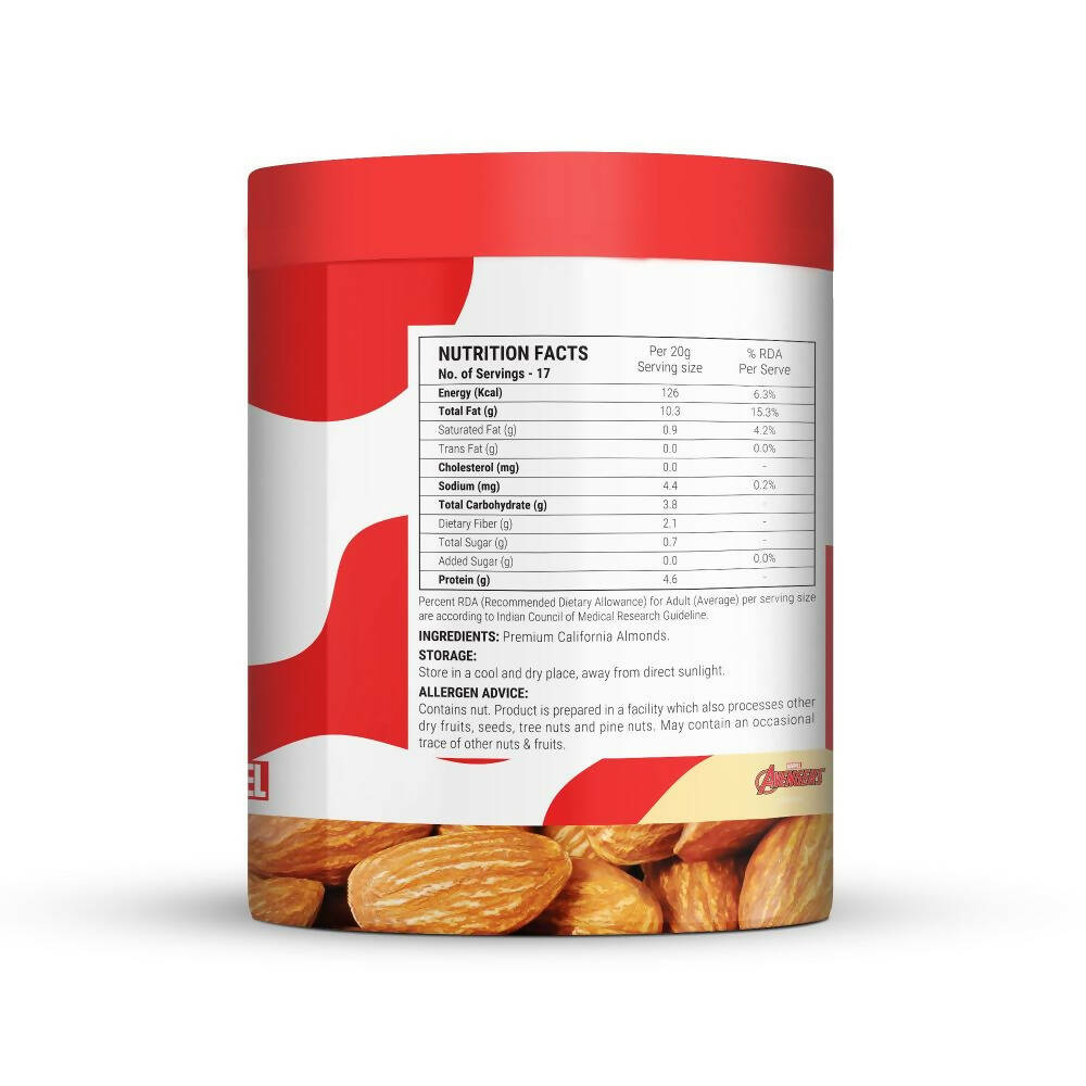 Happilo California Natural Almonds-Marvel Iron Man Edition