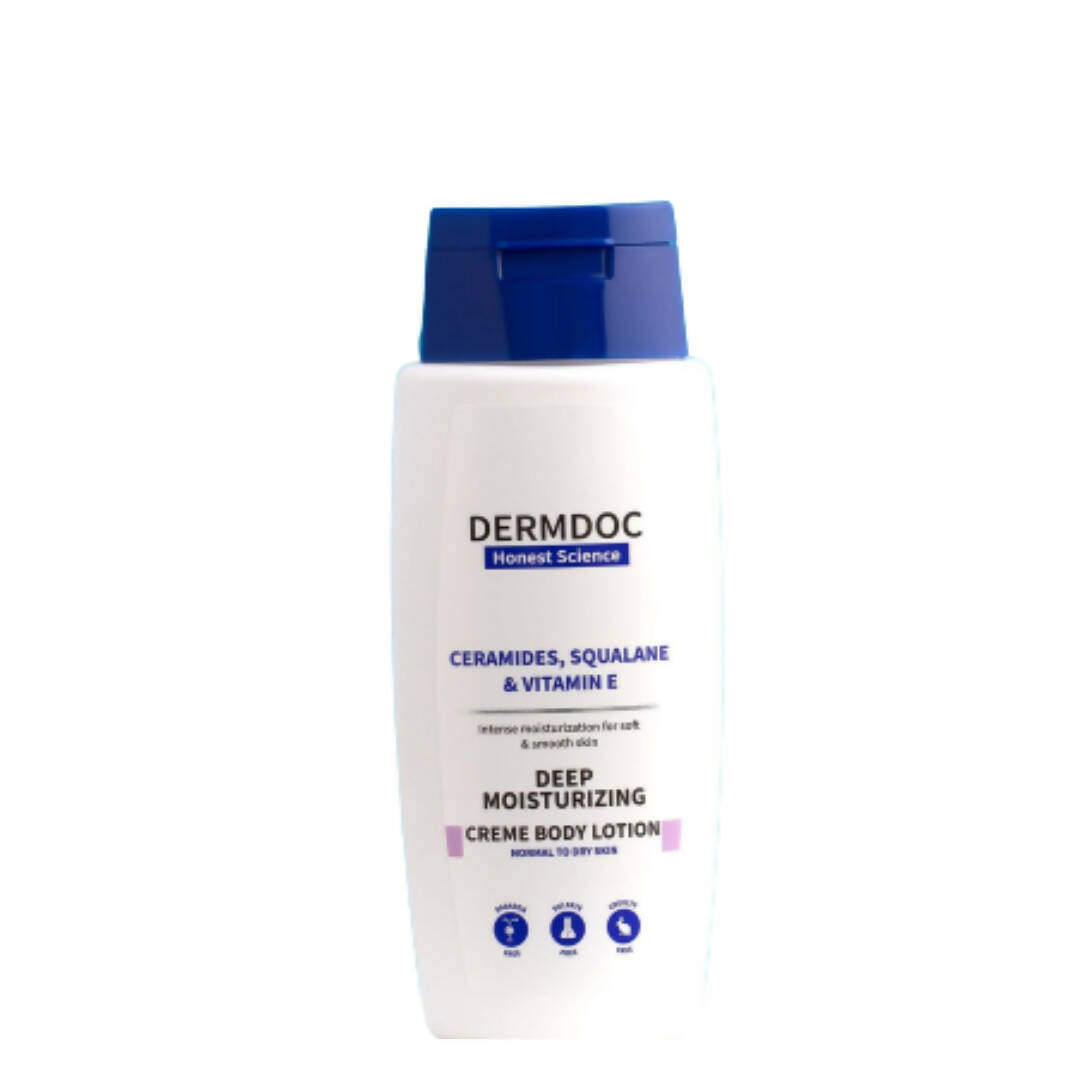 Dermdoc Ceramides, Squalane & Vitamin E Deep Moisturising Creme Body Lotion - BUDNEN