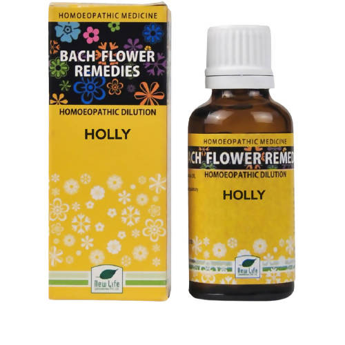 New Life Homeopathy Bach Flower Remedies Holly Dilution