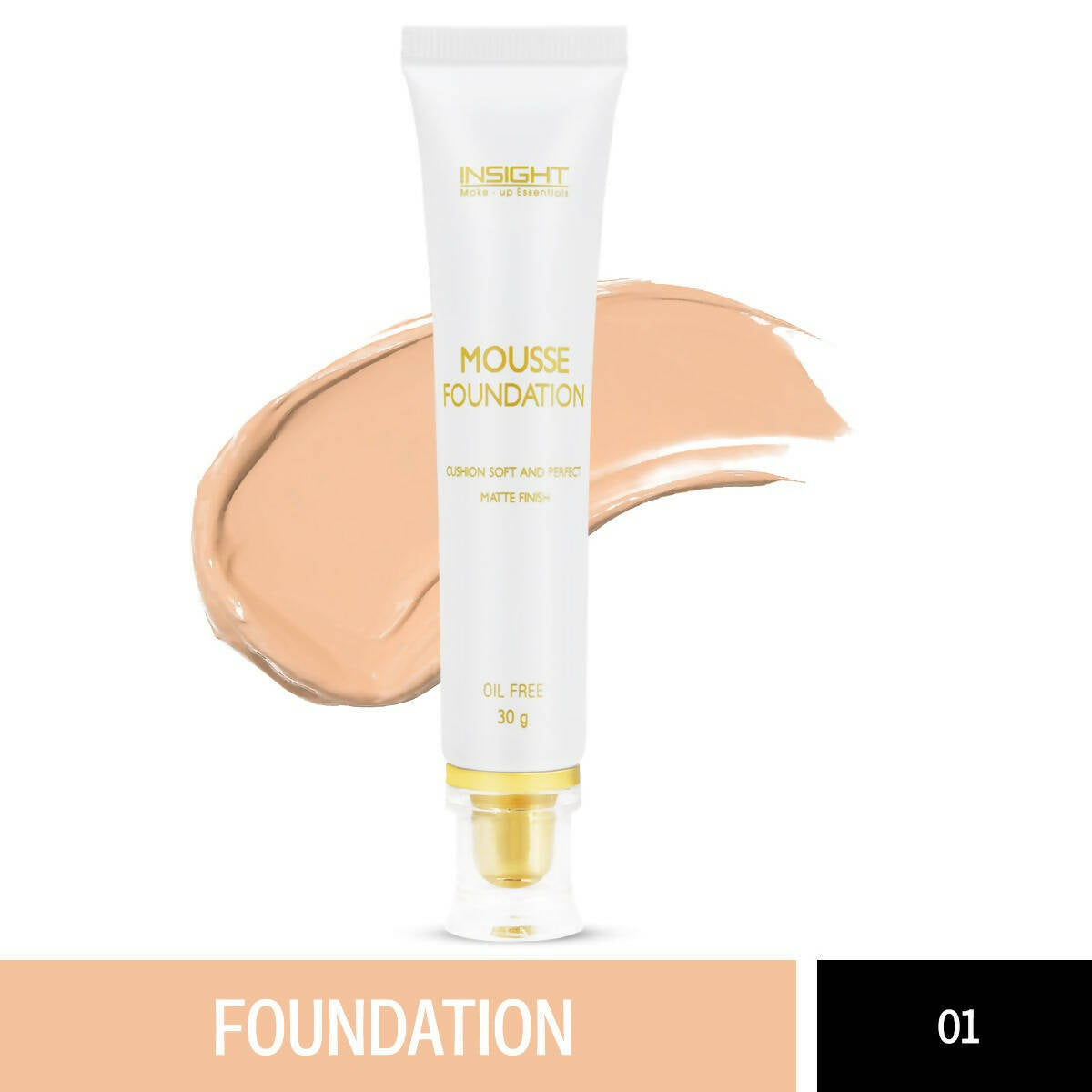 Insight Cosmetics Mousse Foundation - 01 Cream Natural