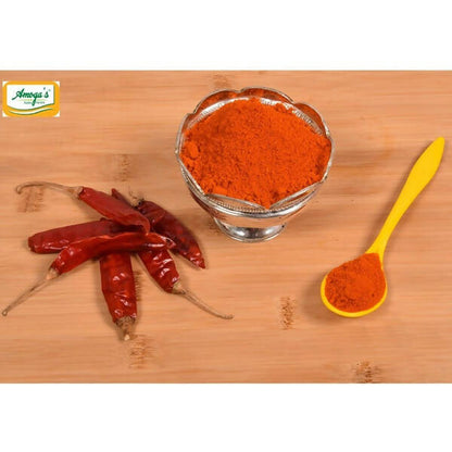 Amoga's Pickles Factory Guntur Red Chilli Powder