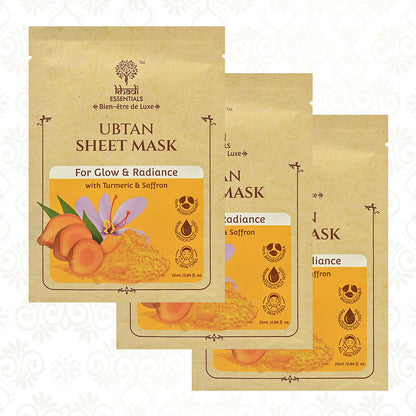 Khadi Essentials Ubtan Serum Sheet Mask