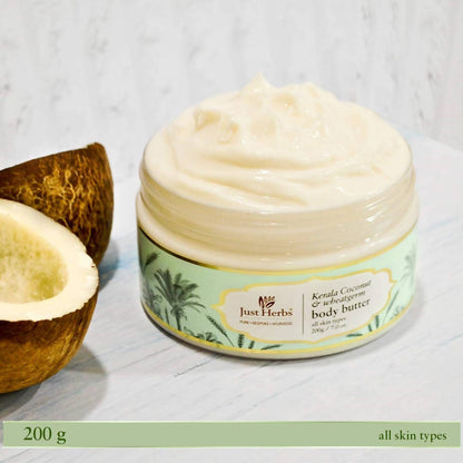 Just Herbs Kerala Coconut & Wheatgerm Body Butter