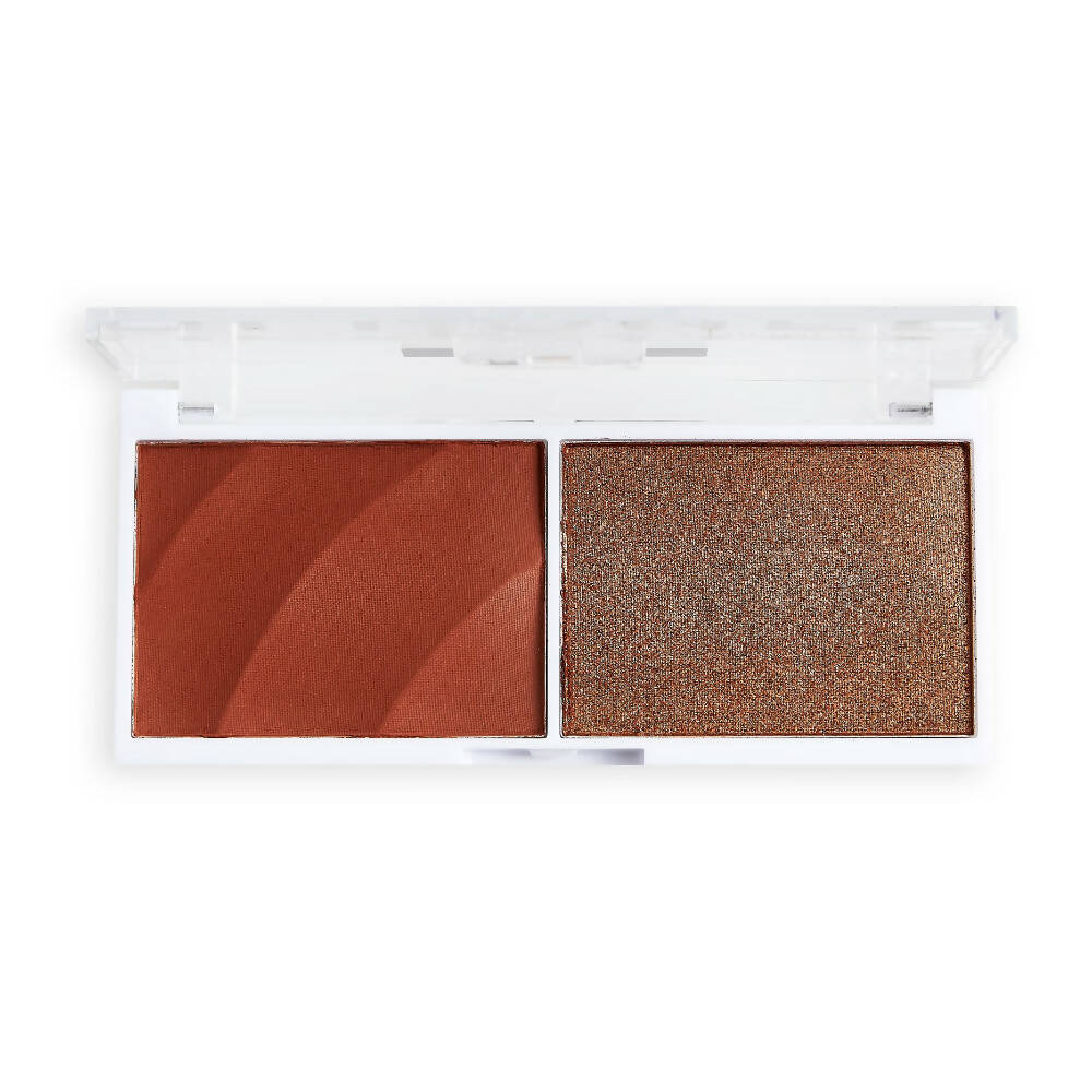 Revolution Relove Colour Play Blushed Duo - Baby