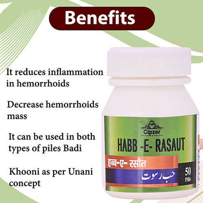 Cipzer Habb-e-Rasaut Pills