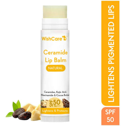 Wishcare Ceramide Lip Balm with SPF50 PA+++ - Natural