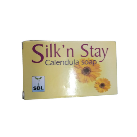 SBL Homeopathy Silk N Stay Antiseptic Calendula Soap - BUDEN