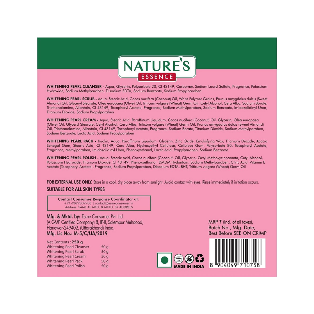 Nature's Essence Whitening Pearl Facial Kit