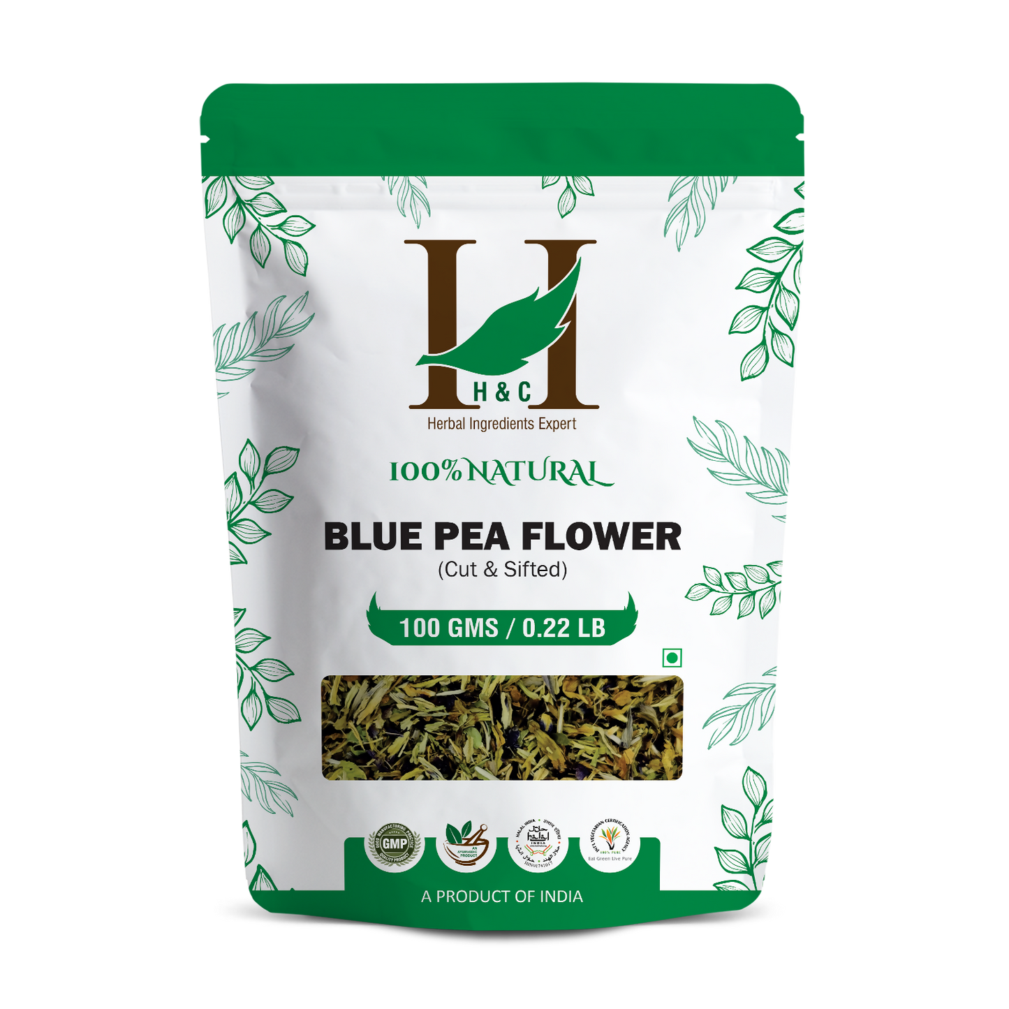 H&C Herbal Blue Pea Flower Cut & Sifted Herbal Tea Ingredient - buy in USA, Australia, Canada