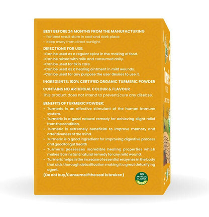 Nutriorg Certified Organic Turmeric Powder