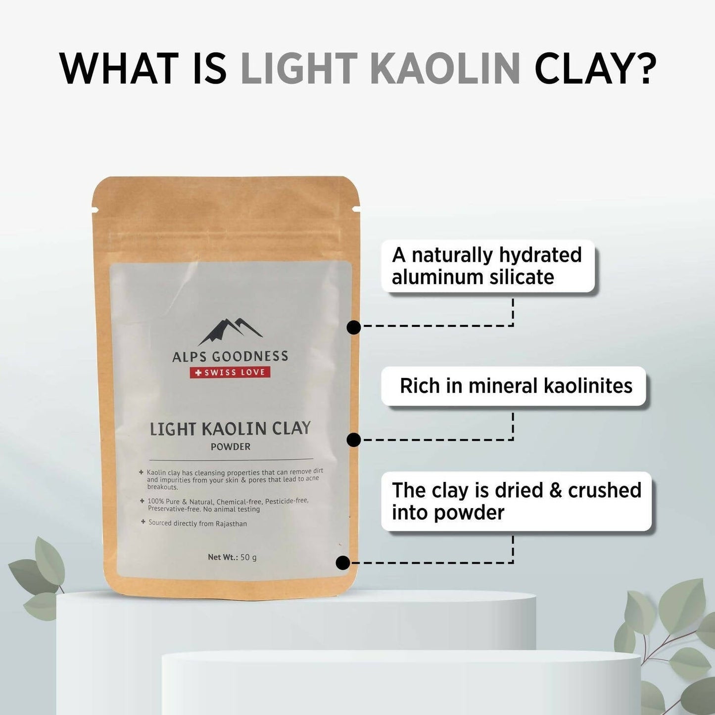 Alps Goodness Light Kaolin Clay Powder