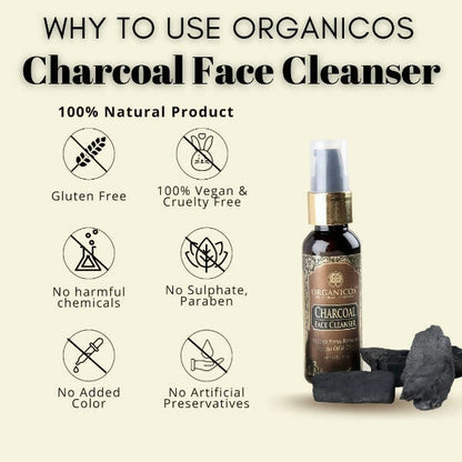 Organicos Charcoal Face Cleanser
